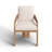 Asmund Solid Wood Upholstered Armchair-2142549064-2142549069