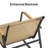 3-Piece Outdoor Rocking Patio Set with Solid Wood Armrests & Coffee Table-694425109