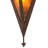 Rustic Lodge Flush Mounted Sconce
