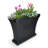 Bordeaux Resin Trough Planter-1275791171