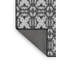 Tapis noir/blanc cassé à motifs-2008191302