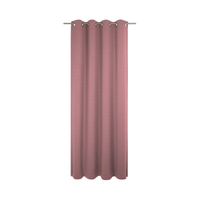 Pearce Polyester Semi Sheer Curtain Single Panel