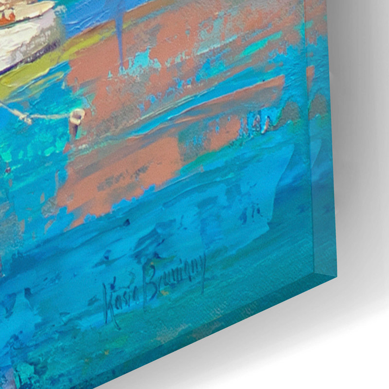 «Evening on the Bay» par Kasia Bruniany - impression sans cadre, H 16 po x l 12 po x P 0,13 po