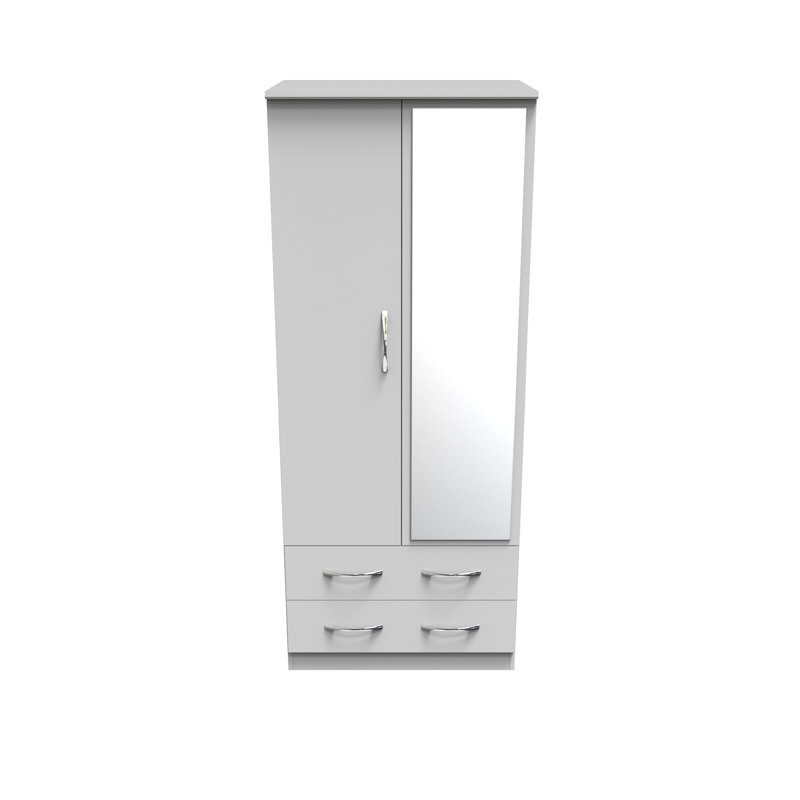Dekyn Manufactured Wood Wardrobe, White Matt