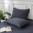 Gray White Pom Poms Pillowcases, Standard Queen Size Pillow Cases Set of 2, 100% Washed Microfiber,Light Gray Ball Fringe Pillow Cover, 2 Pack-123121711-123121708