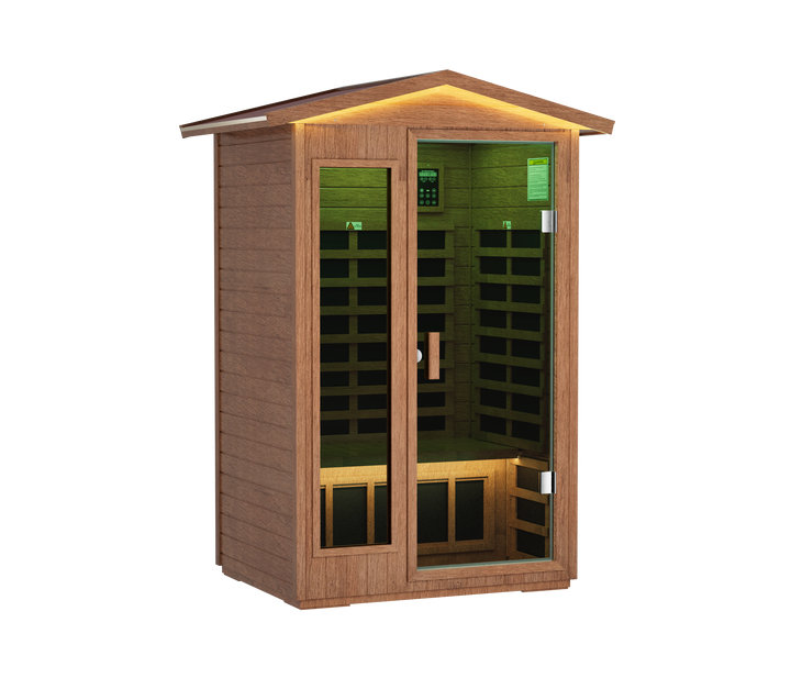 Solvik 6-Panel Okoume wood Far Infrared Sauna with App Control