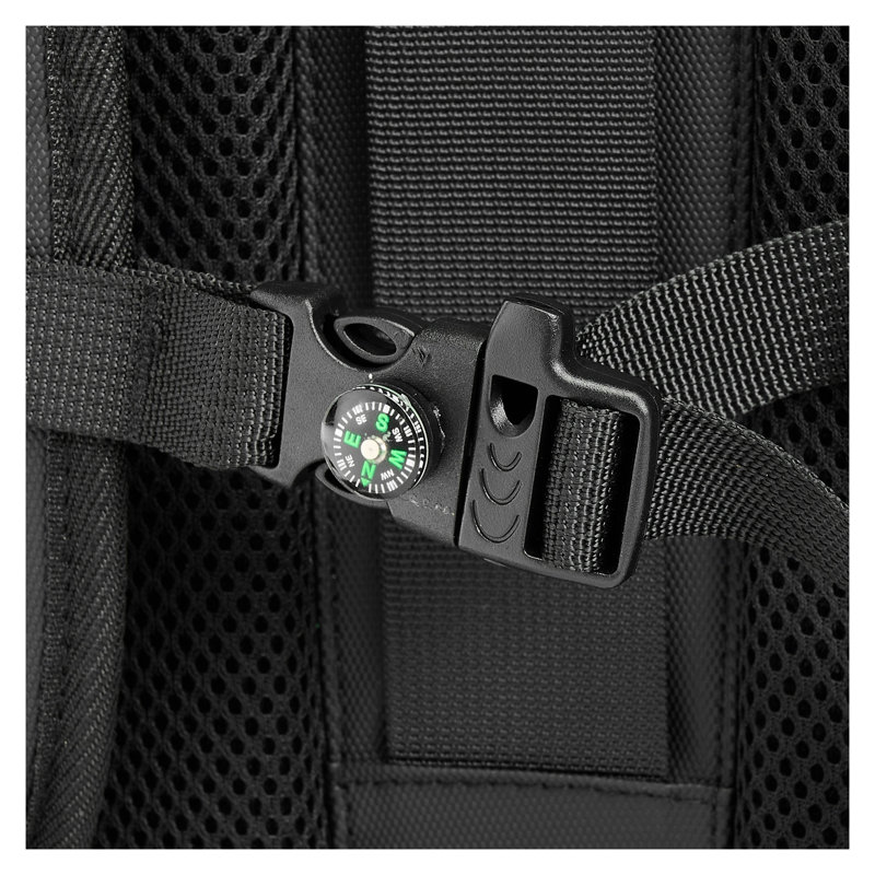 Sac à dos de voyage à compression extensible 80L avec pompe - Valise de transport étanche TSA