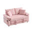 Canapé futon convertible 58 pouces en chenille