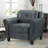 Ibiza Rolled Arm Sofa Set