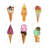 Ice cream cones Kitchen Beige duvet cover | Home Decor-118837723