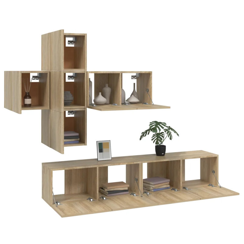 Klass TV Stand for TVs up to 65", 150cm, Oak