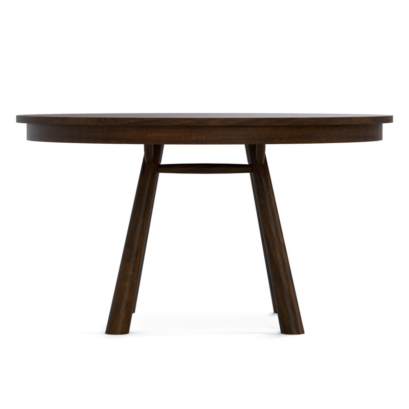 Hudson Valley Round Walnut Wood Dining Table