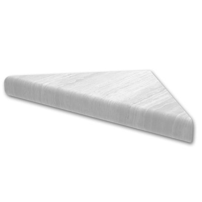 FlexStone 15" Corner Shelf Niche in Silver Strata