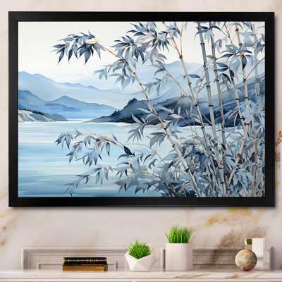 «Blue Bamboo Tranquility 1 - China Art», art mural