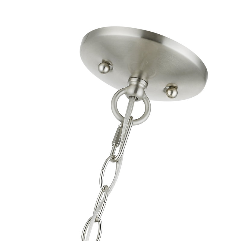 Sampson 1 - Light Shaded Pendant, Brushed Nickel