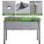 Rectangle Wood  Planter Raised Bed-832467301