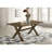 Carbon Knotty Nutmeg Rectangular Dining Table