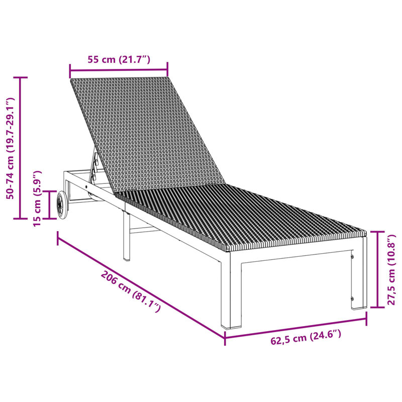 Sunbed Reclining