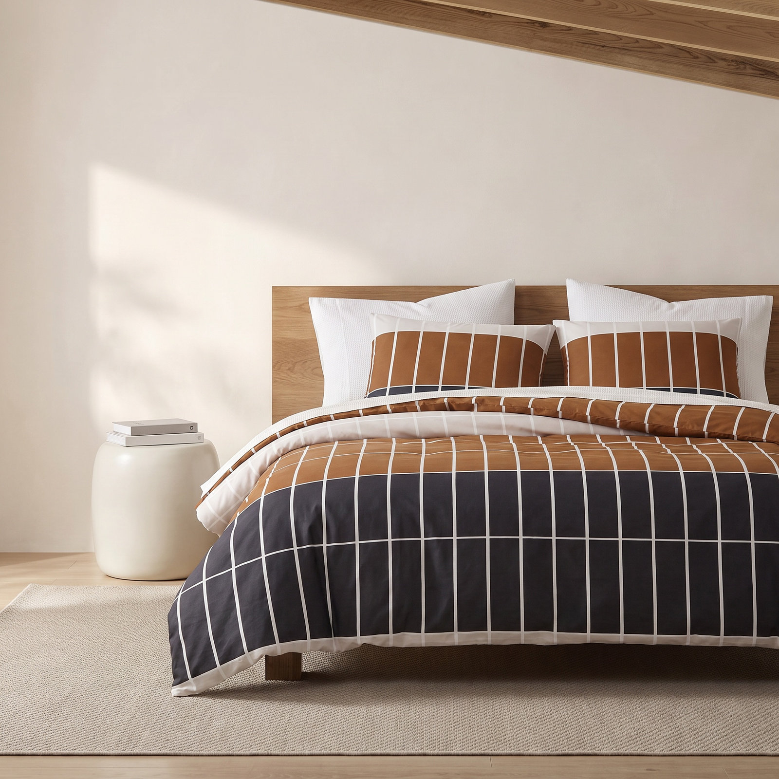 Marimekko Cotton Duvet Cover Set, King Duvet Cover + 2 King Shams