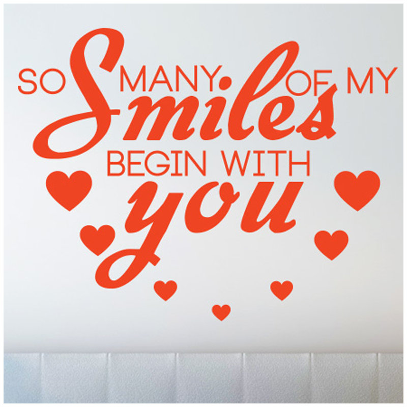 Wall Decal, Orange, Large