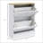 HOMCOM Slim Shoe Cabinet For Entryway, Modern Hidden Storage With 2 Flip Drawers And Adjustable Shelves, White