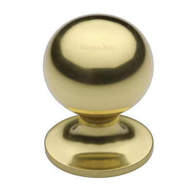 Heritage Brass Cabinet Knob Ball Design