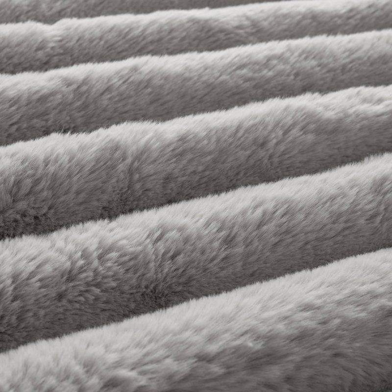 Ensemble d'édredon en fausse fourrure 3 pièces Ultroft, Édredon double