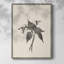 Impression florale vintage encadrée CLxx - bois massif-612399352