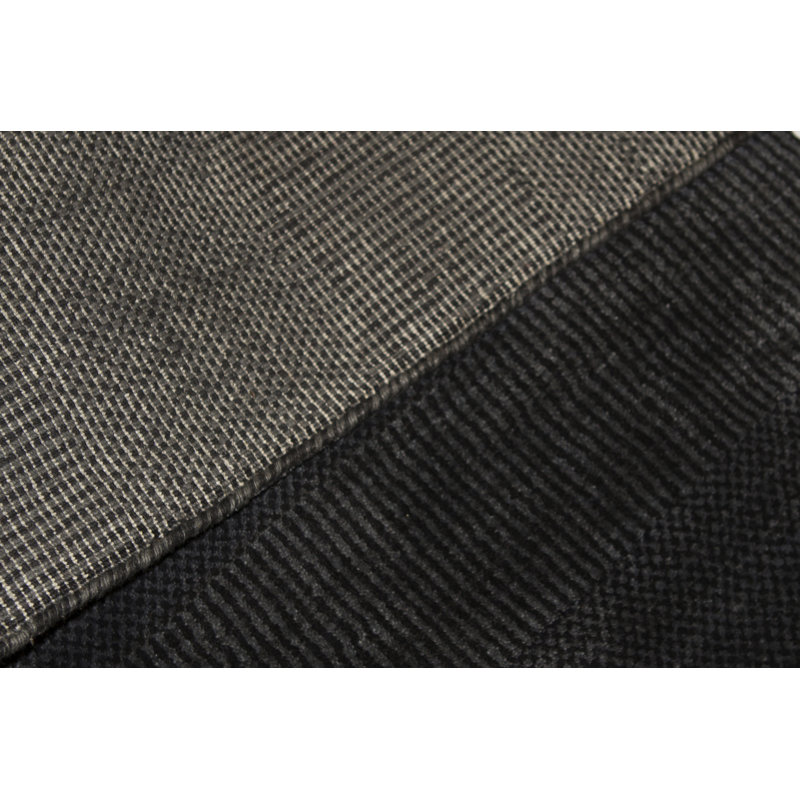 Tapis brun et beige de haute qualité noué à la main