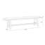 Banc de pique-nique en aluminium Parkland