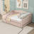 Upholstered Daybed with Trundle and LED Lights-202597666-202597668