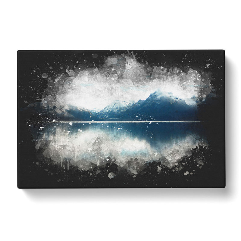 Lake McDonald Montana - Wrapped Canvas Painting, 50cm H x 76cm W x 3cm D