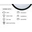 Frieling Black Cube 12.5 in. Glass Lid