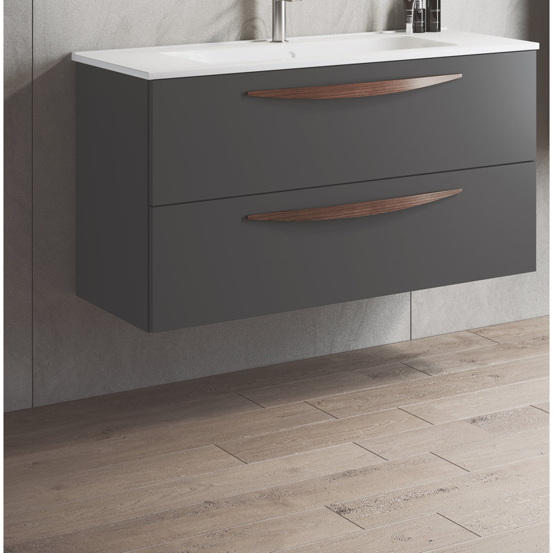Ensemble de meuble-lavabo simple 32 po, Noir
