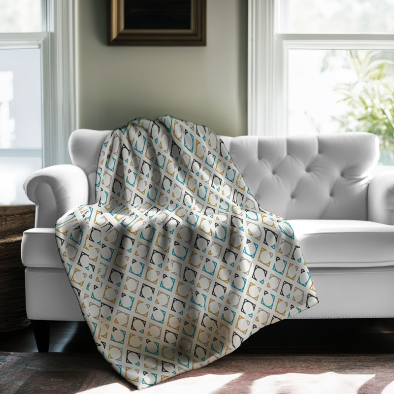 Blue Luxury - 1 pièce Sherpa Premium, Grand lit