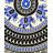 Elephant Geometric Cotton Tablecloth Round-59372255-59372254