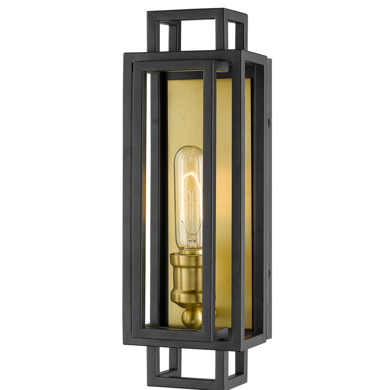 Plafonnier encastré 1 lumière Orona, Laiton vieilli