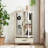 Glass Cabinet Lighted Glass Cabinet Curio Display Cabinet-90969354