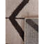 Tapis d'intérieur rectangulaire en laine beige et marron, fait main, à motifs géométriques et noué à la main-1242806206