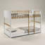 Lit superposé simple en bois massif Bustillo-876021063