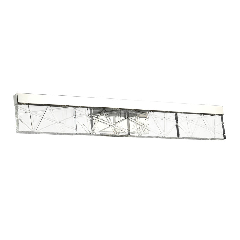 Lucus 1 - Light LED Vanity Light, Polished Nickel