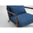 Mid Century Modern Accent Chair With Wood Frame, Upholstered Living Room Chairs With Waist Cushion, Reading Armchair For Bedroom Sunroom-797595631-797595628-788045296