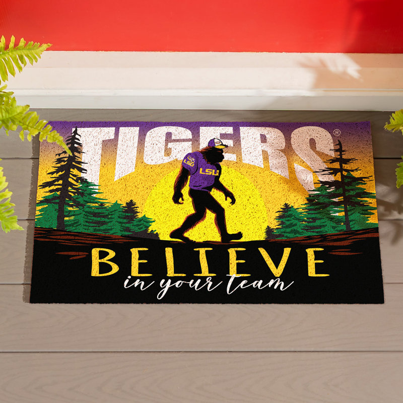 Paillasson en PVC Bigfoot de l'Université Louisiana State, 28 po x 16 po