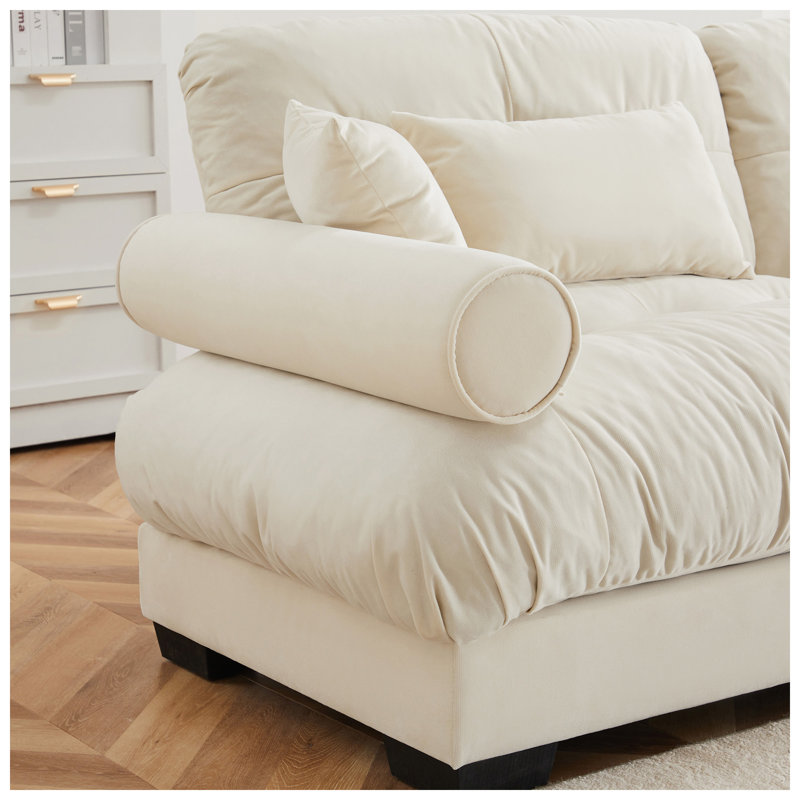 Canapé modulaire en L convertible en L 130 po x P 61,8 po x H 35 po Cloud Living