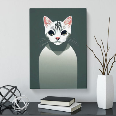 Cat Minimalism Vol.3 - Wrapped Canvas