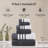 Modern Threads 6 Piece Set, 2 Bath Towels, 2 Hand Towels, 2 Washcloths, Quick Dry White/Contrast Reinhart-1716108119