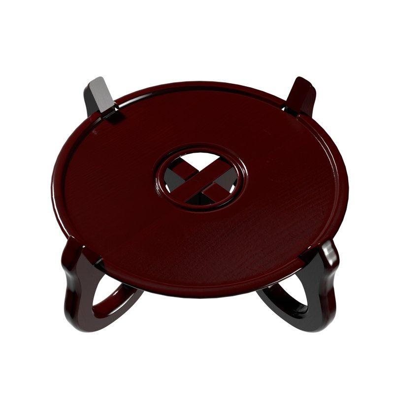 Support à poissons en forme de croix - taille 12,5 po. Diamètre de la base, H 6,5 po x L 16 po x P 16 po