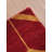 Red | Gold 100% Wool Handmade Geometric Hand Knotted Rectangle Indoor Area Rug-1886014373