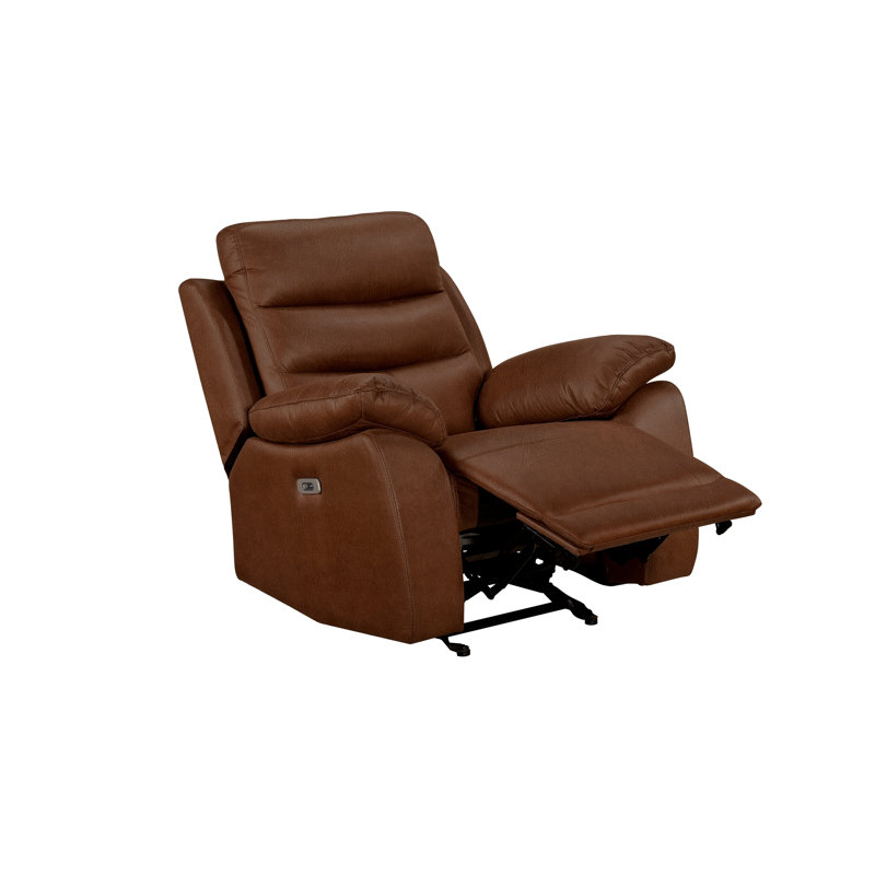 Fauteuil inclinable électrique, brun, Brown
