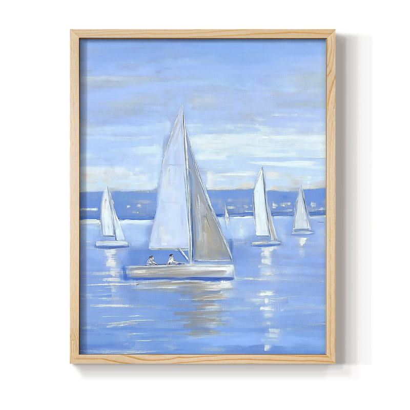 NAUTICAL Series CXLVII, reproduction encadrée - bois massif, H 15 po x l 12 po